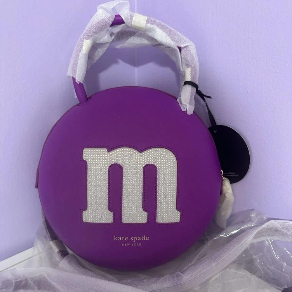 Nwt Kate spade purple m&m bag